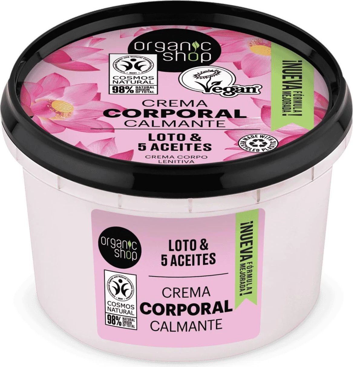 Krem trupi unisex Organic Shop Loto Indio Calmante 250ml