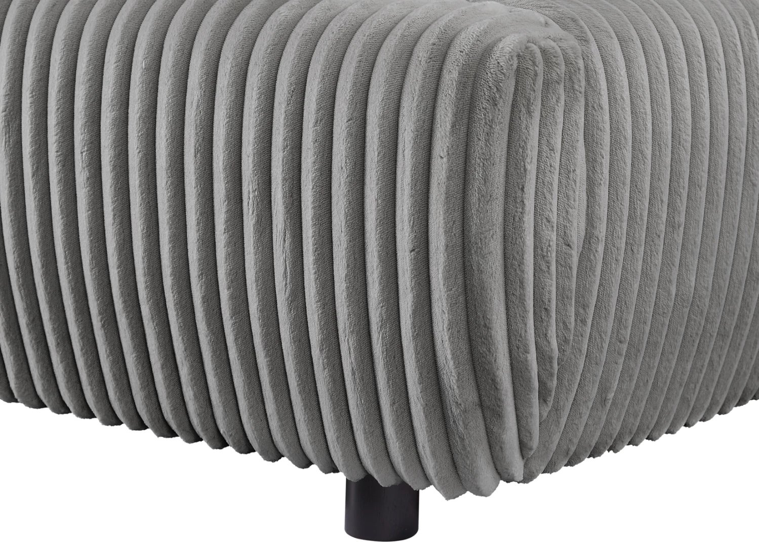 Krevat dopio me hapësirë për depo, material pelushi sintetik, ngjyrë gri, KALLY FH729.01, dyshek 160x200cm