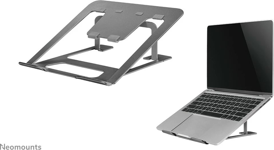 Mbajtës laptopi Newstar NSLS085GREY, alumini, 10-17 inç, gri