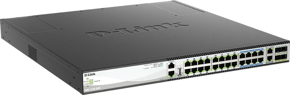 Switch D-Link DMS-3130-30, 30 porta, PoE, Multi-Gigabit