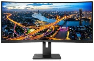 Monitor, Philips, B-Line 345B1C, 34" UltraWide i lakuar WQHD, Plug and Play, i zi