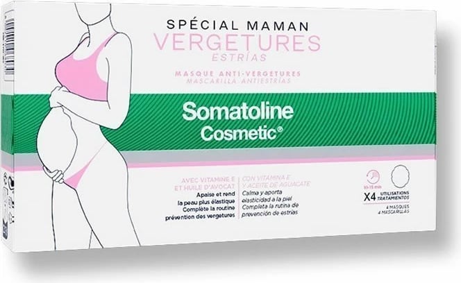 Maskë kundër strijave për trupa Somatoline Special Maman, 4 copë