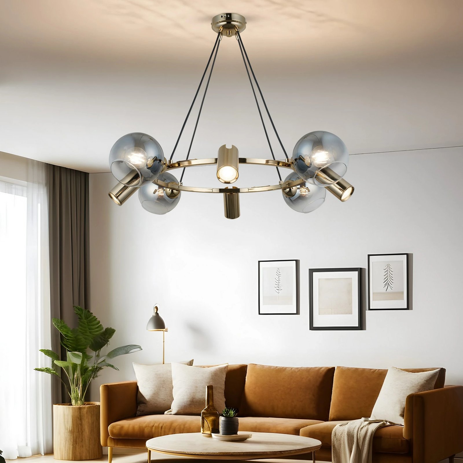 Llambë tavani Opviq, Zerde - 80-08, ngjyrë llak antik