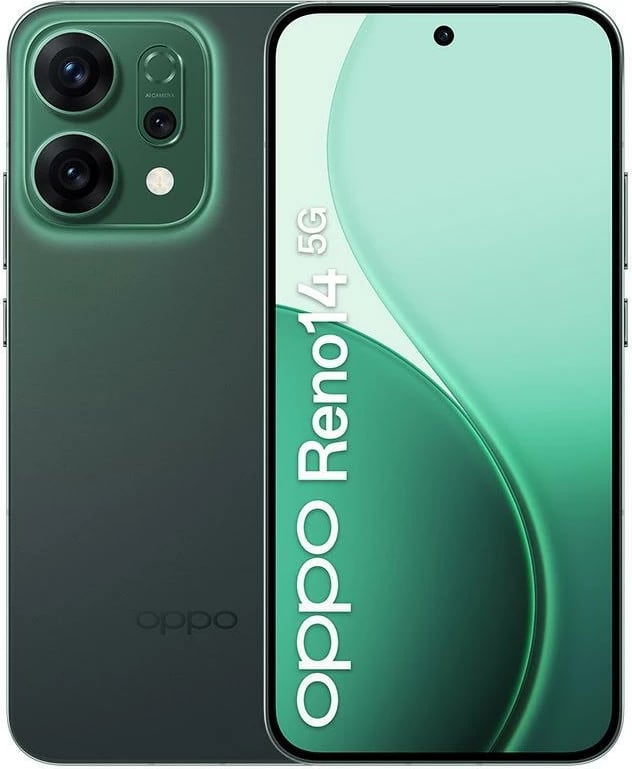 Celular OPPO Reno 14 12GB 512GB 5G Luminous Green