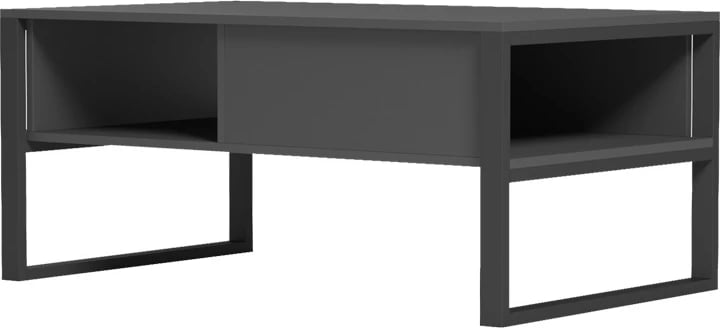 Tavolinë kafeje Bendon, ngjyrë antracit-e zezë, 100x60x44.5cm