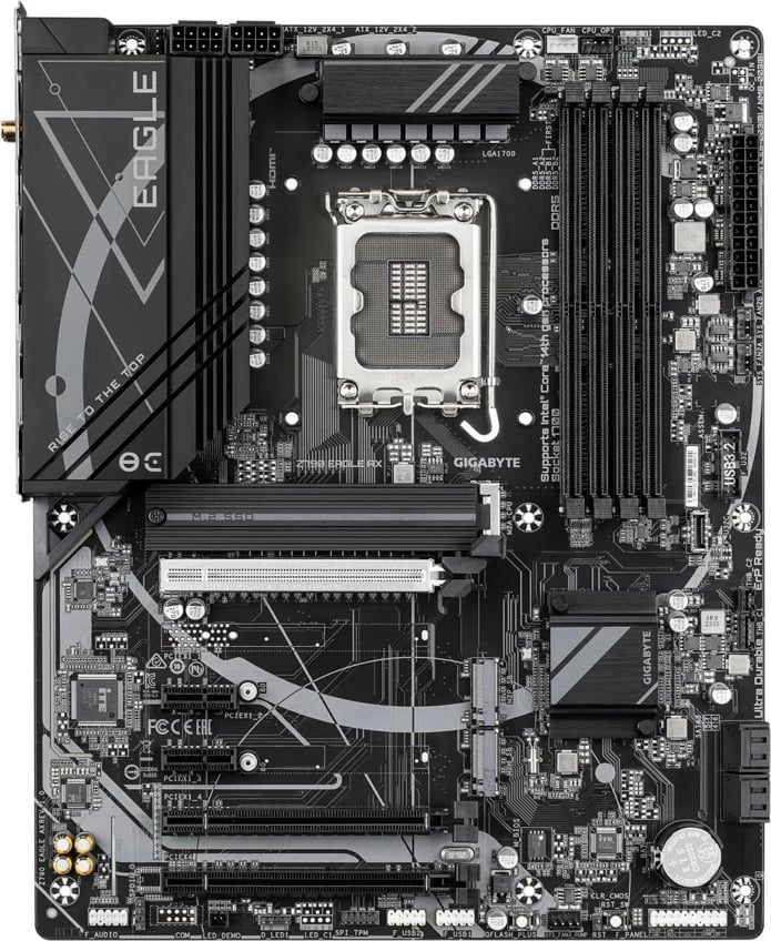 Pllakë amë Gigabyte Z790 EAGLE AX, Socket LGA1700, ATX, DDR5, Wi-Fi 6E, e zezë