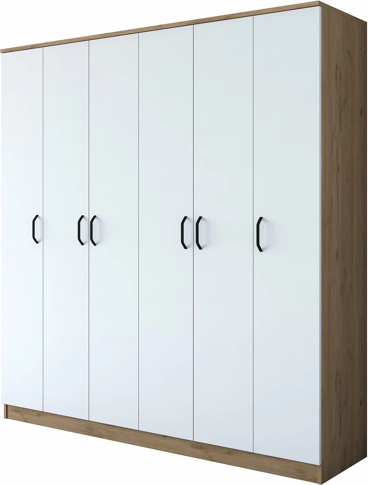 Dollap Hanah Home, BA114 - 2274, ngjyrë arrë dhe e bardhë