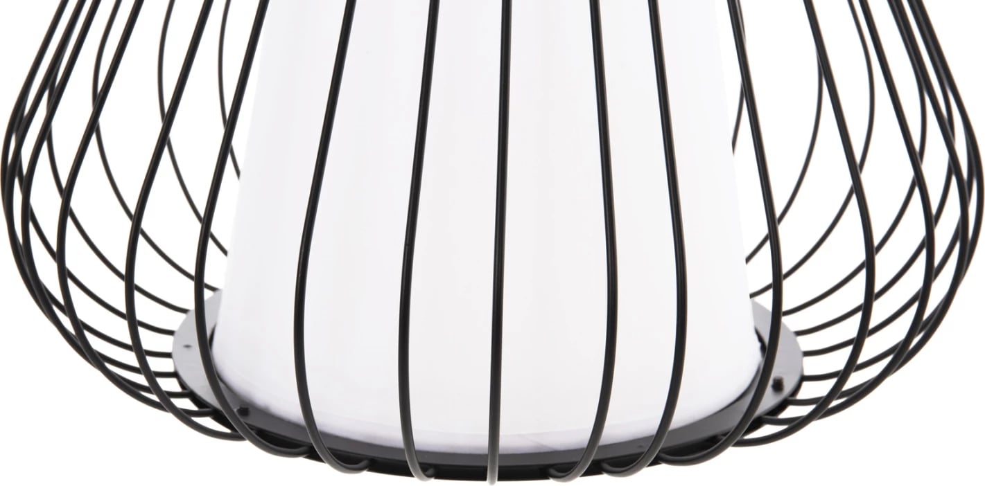 Llambë varëse tavani, kapak metali i zi, FH4074, Φ33x141H cm Llambë varëse tavani, kapak metali i zi, FH4074, Φ33x141H cm