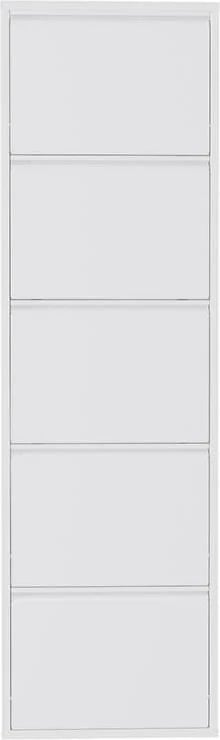 Dollap këpucësh Skye Decor, 5 pjesë, metal i bardhë