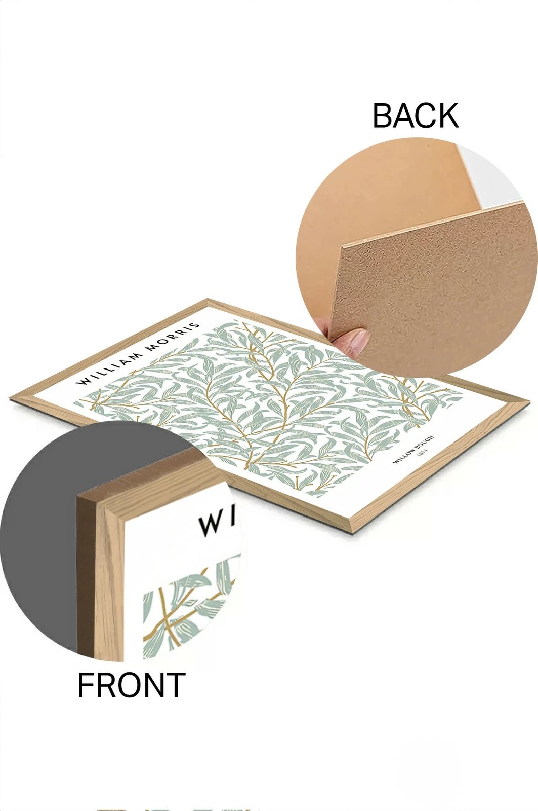 Pikturë dekorative Wallity, shumëngjyrëshe, Tekhammdf70, 33x48cm