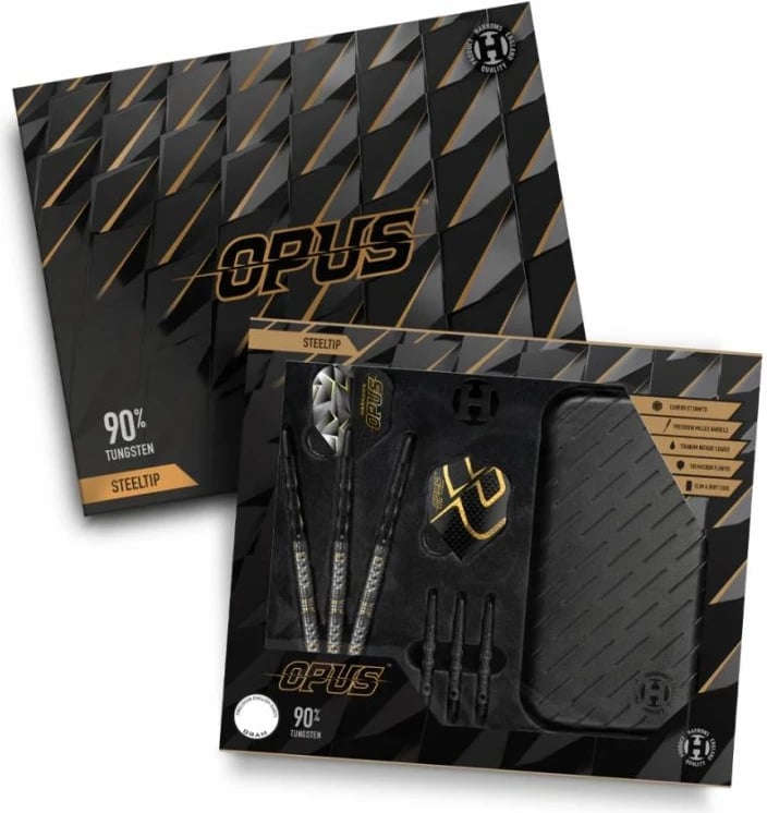 Shigjeta dart Harrows për meshkuj/femra, të zeza