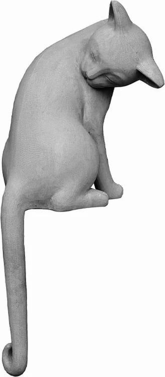 Dekor mace ulur, gur i sinterizuar, ngjyrë gri, 34x29x80cm