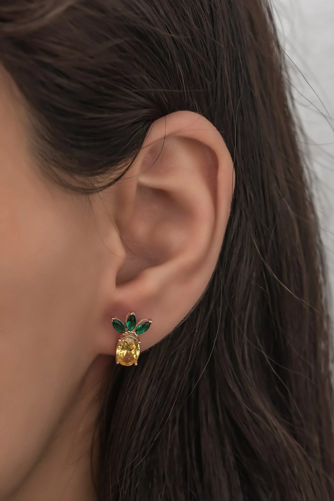 Vathë argjendi Jumeon, NRZ99282, ngjyrë rozë ari, e verdhë, e gjelbër