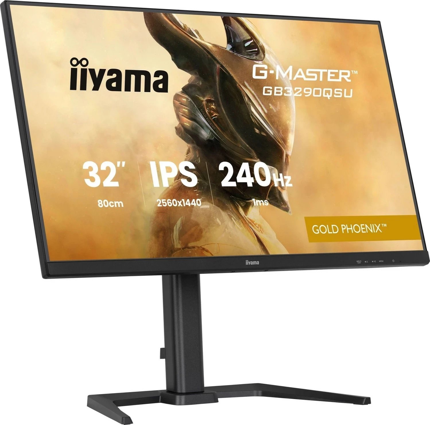 Monitor gaming iiyama G-Master GB3290QSU-B1 Gold Phoenix, 31.5 inch, QHD, 240Hz, IPS, e zi