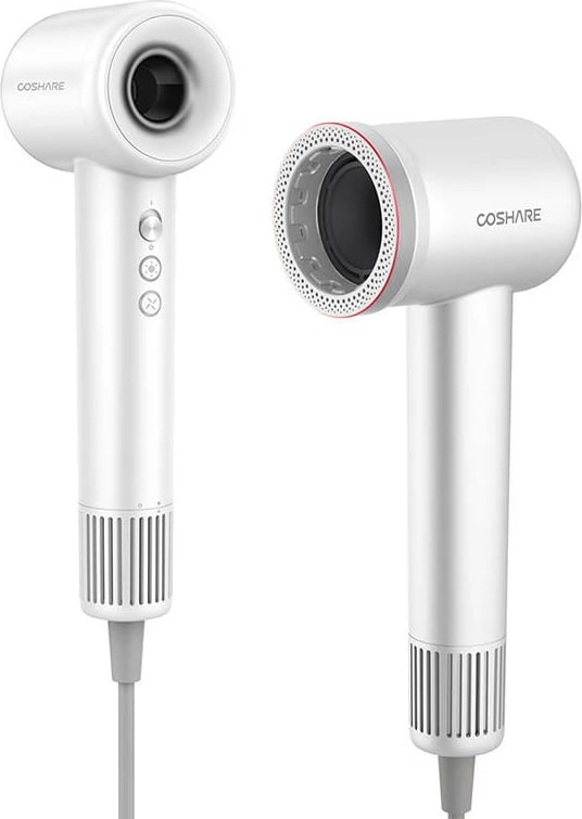 Tharëse flokësh Coshare HD10E, 1600 W, e bardhë