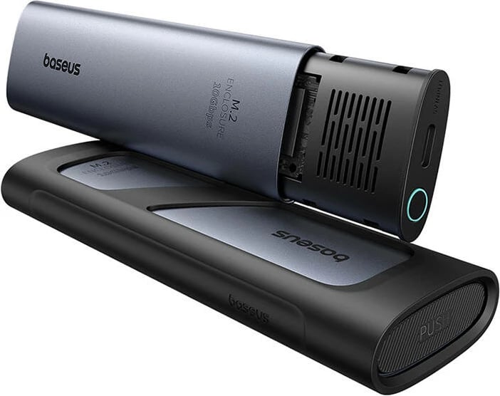 Kasë SSD Baseus FlyJoy B00760600811-01, M.2 NVMe, USB 3.2 Gen2, Gri