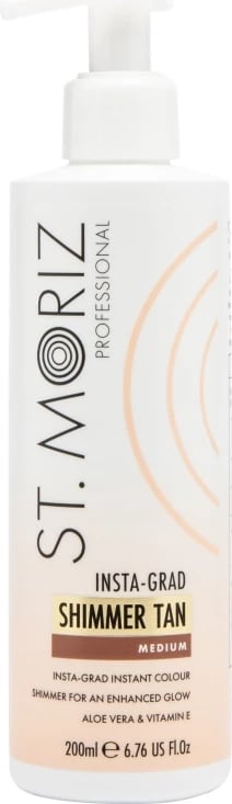 Balzam për trup St.Moriz Professional Insta-Grad Shimmer Tan për femra 200ml Balzam për trup St.Moriz Professional Insta-Grad Shimmer Tan për femra 200ml