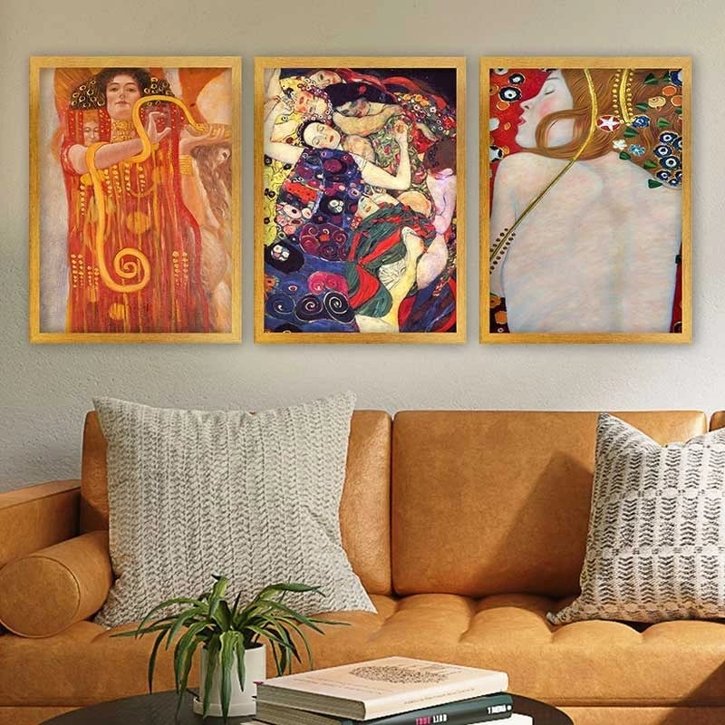 Pikturë dekorative me kornizë (3 copë), Wallity, 3AC_UN987528_3545