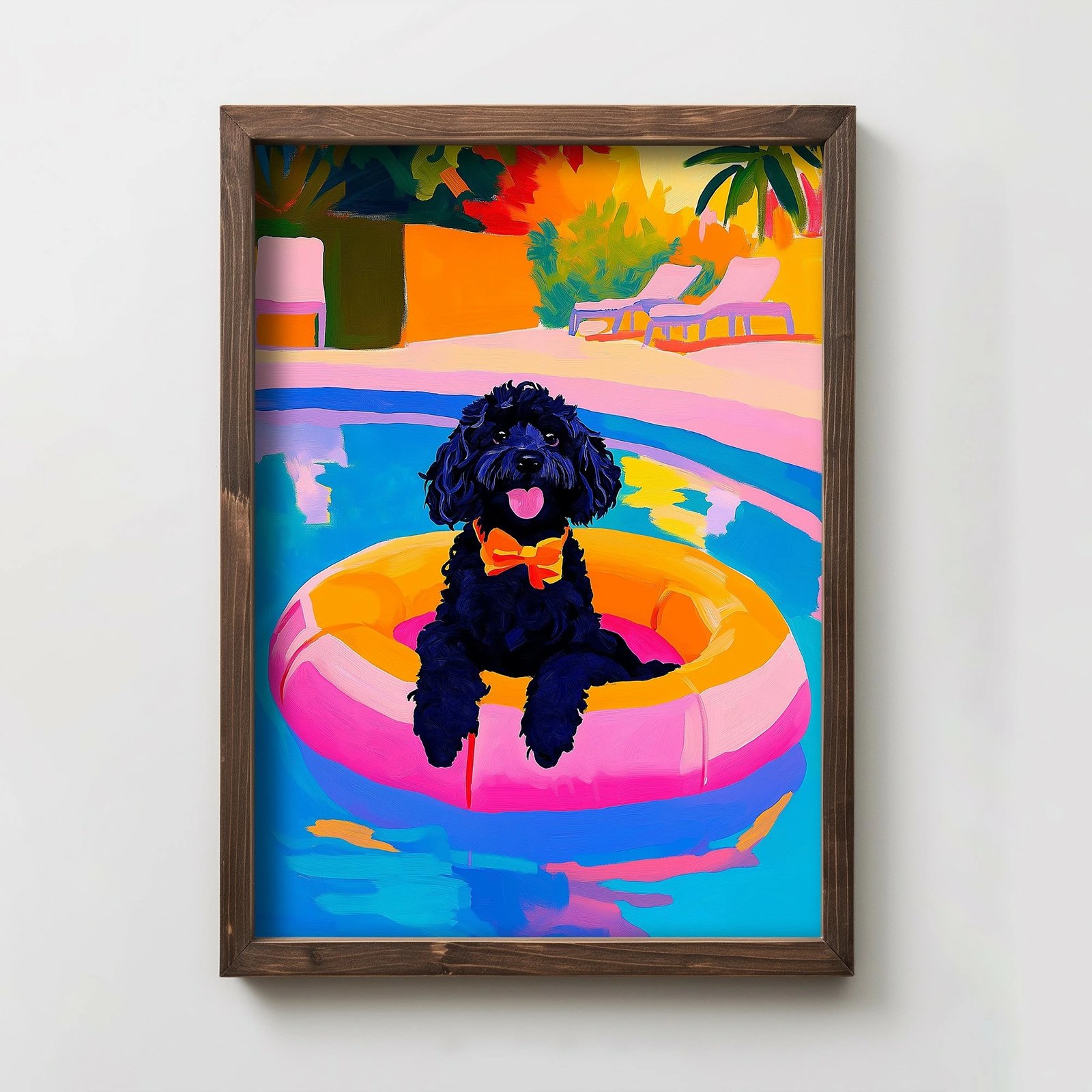 Pikturë dekorative me kornizë, MDF, shumëngjyrëshe, Wallity, TUN089-L