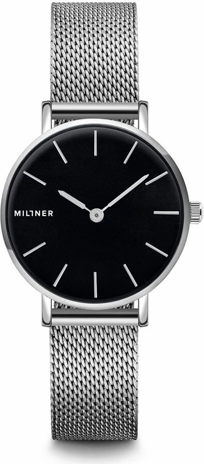 Orë dore MILLNER 8425402504833 për femra, e argjendtë