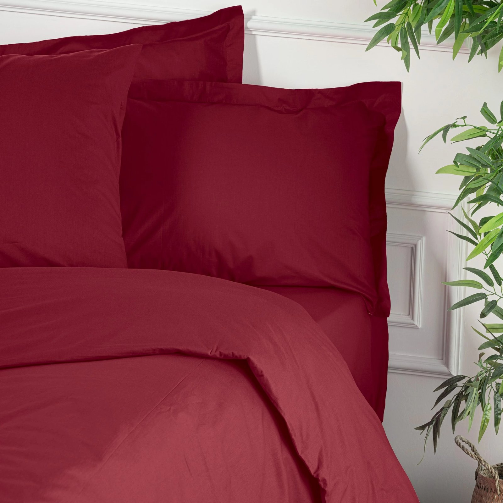 Mbulesë jorgani super king, ranforce, ngjyrë trëndafili i zbehtë, L'essentiel