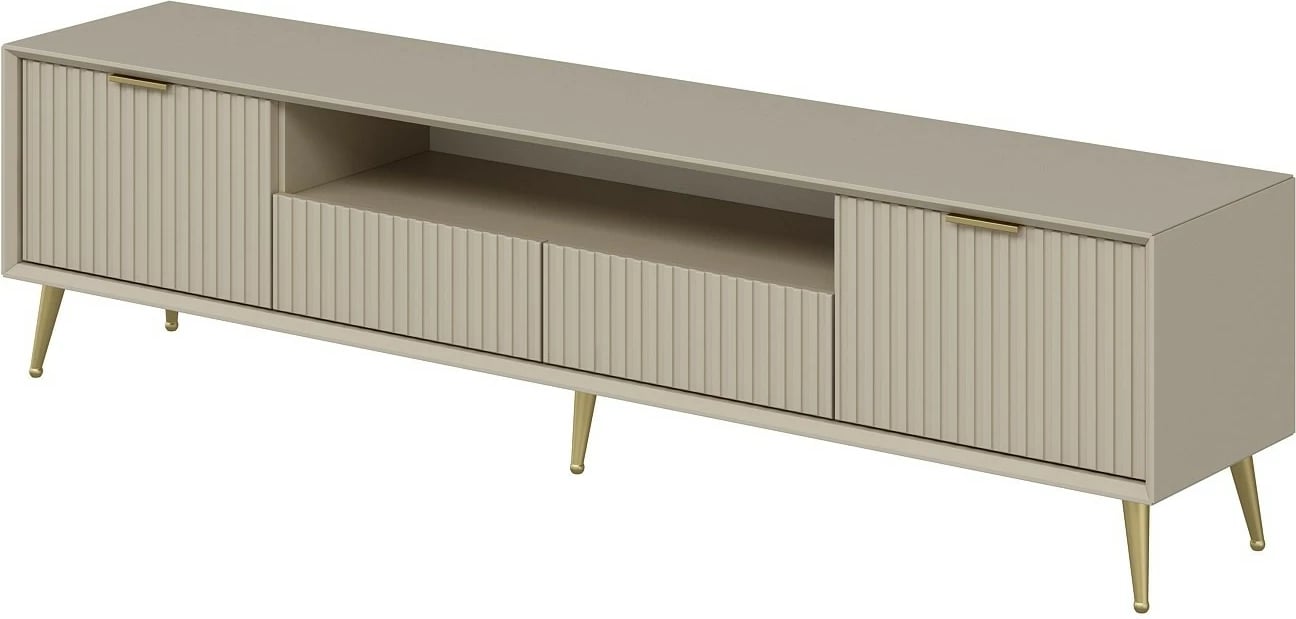 Komodë TV Hanah Home, Luxe, ngjyrë rëre