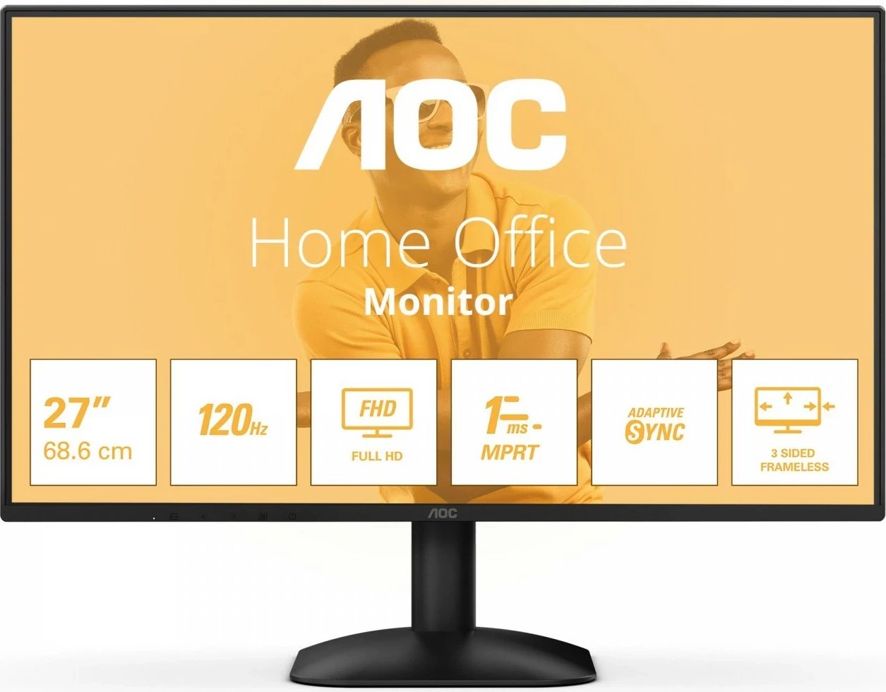 Monitor AOC 27B31H, 27 inch, IPS, Full HD, 120Hz, e zi