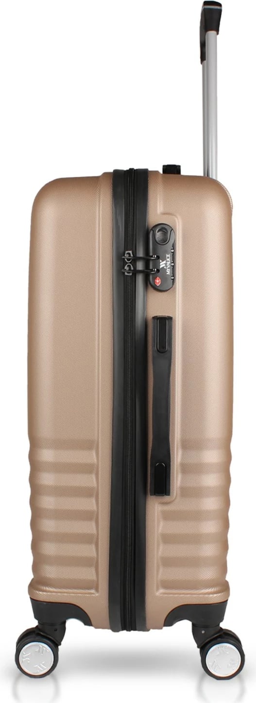 Valixhe udhëtimi ngjyrë ari, Zoozie Bags, 8609