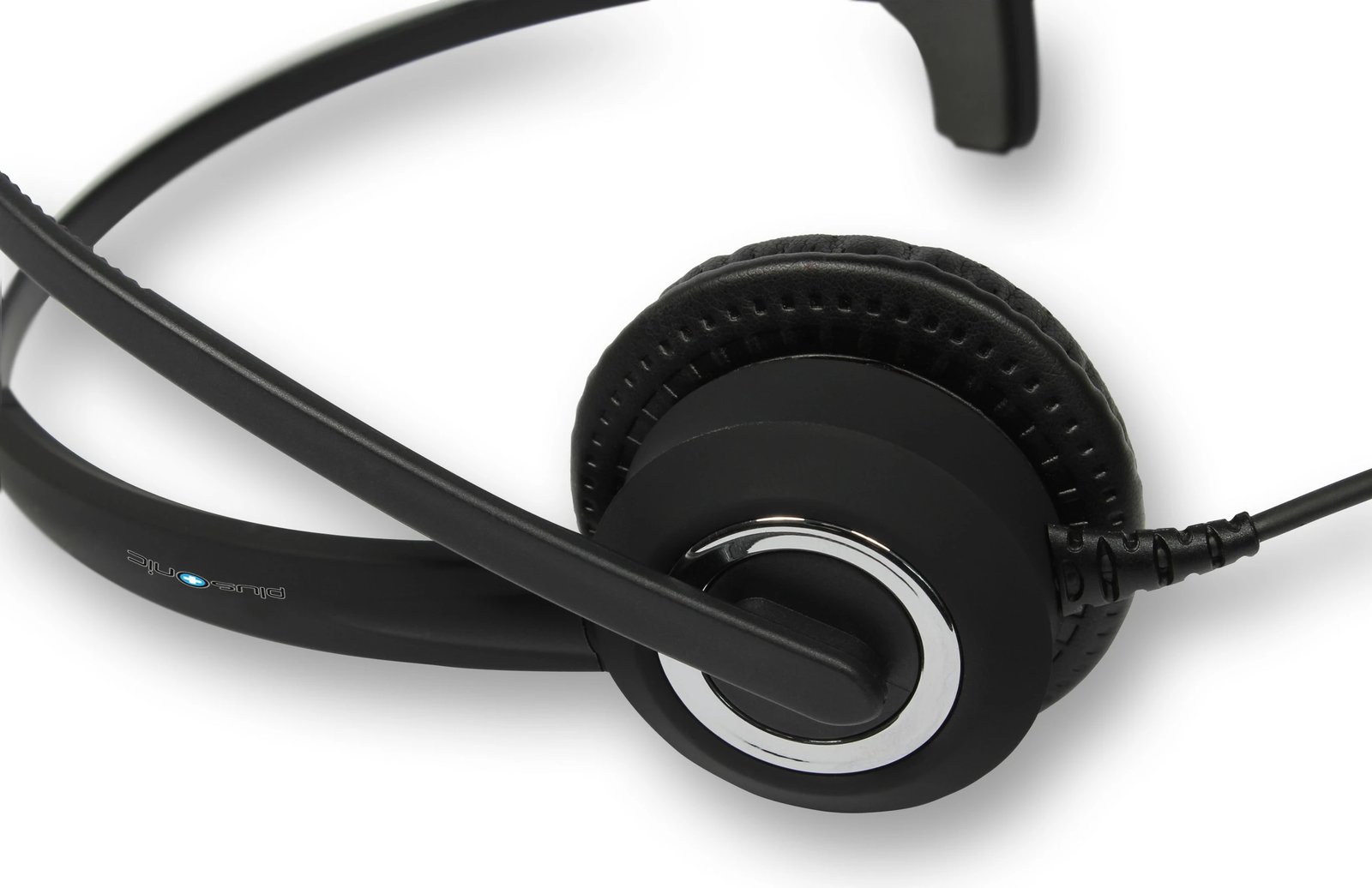 Kufje mono USB Plusonic 10.1P, kompatibile me Teams dhe Skype