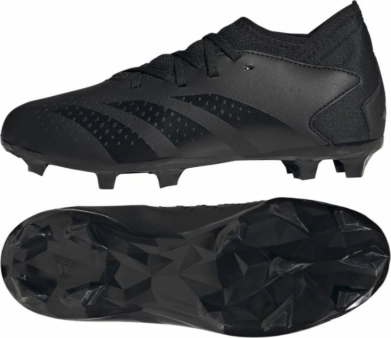 Atlete futbolli për fëmijë adidas Predator, të zeza