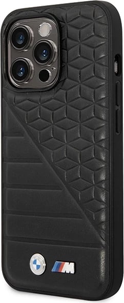 Mbështjellës BMW Bi Pattern për iPhone 14 Pro Max 6.7", i zi