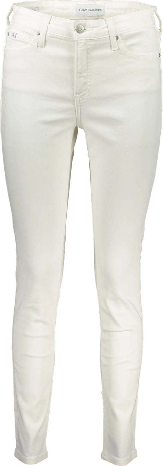 Pantallona xhins për femra Calvin Klein skinny, të bardha