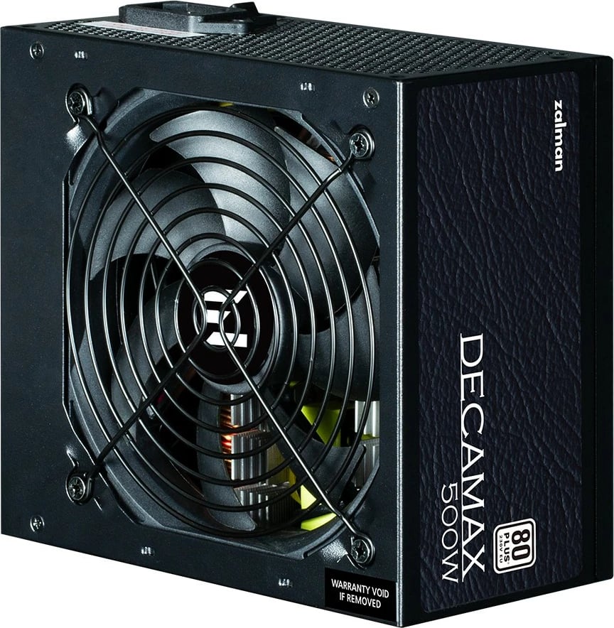 Kasë energjie Zalman ZM500-LX3 Decamax, 500W, 80 PLUS, e zezë