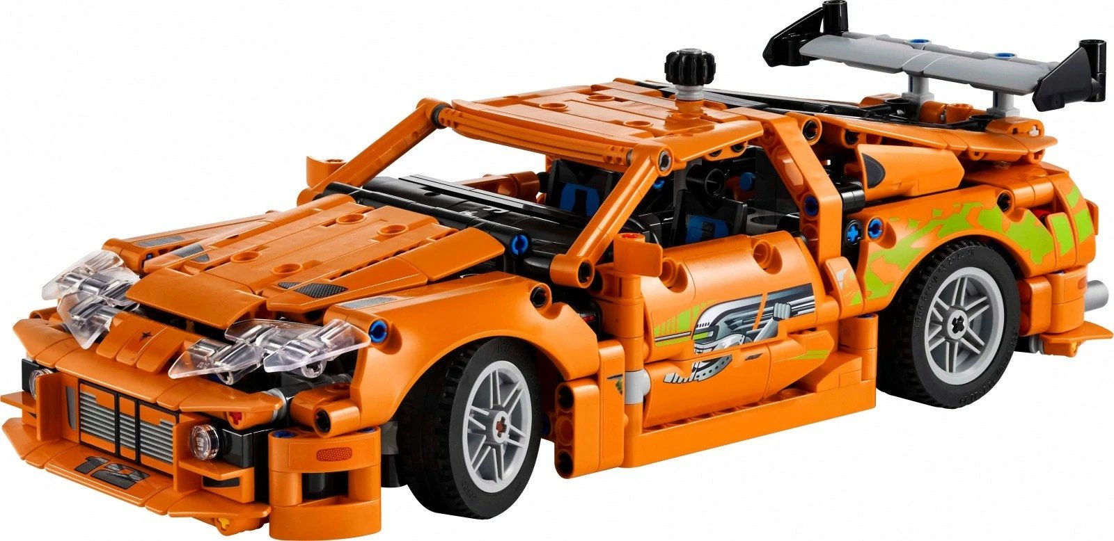 Set ndërtimi LEGO Technic Fast & Furious Toyota Supra MK4, 810 pjesë, Portokalli