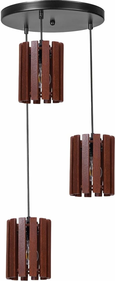 Llambë tavani Opviq, 9074-3, dru arre dhe e zezë