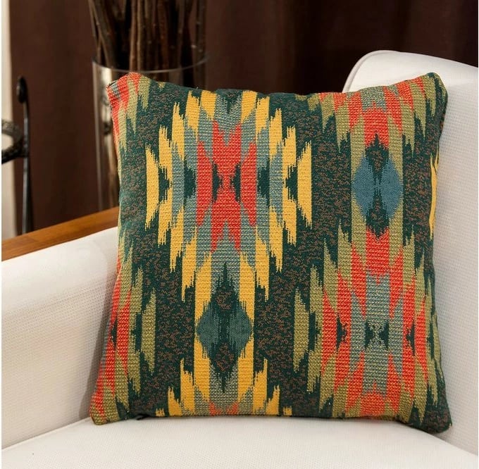 Jastëk dekorativ Aldo, ngjyrë e gjelbër, Evila Originals