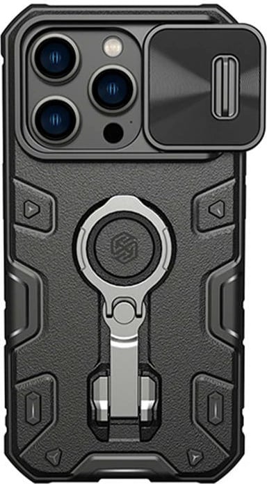Mbështjellës Nillkin CamShield Armor Pro për iPhone 14 Pro, zi