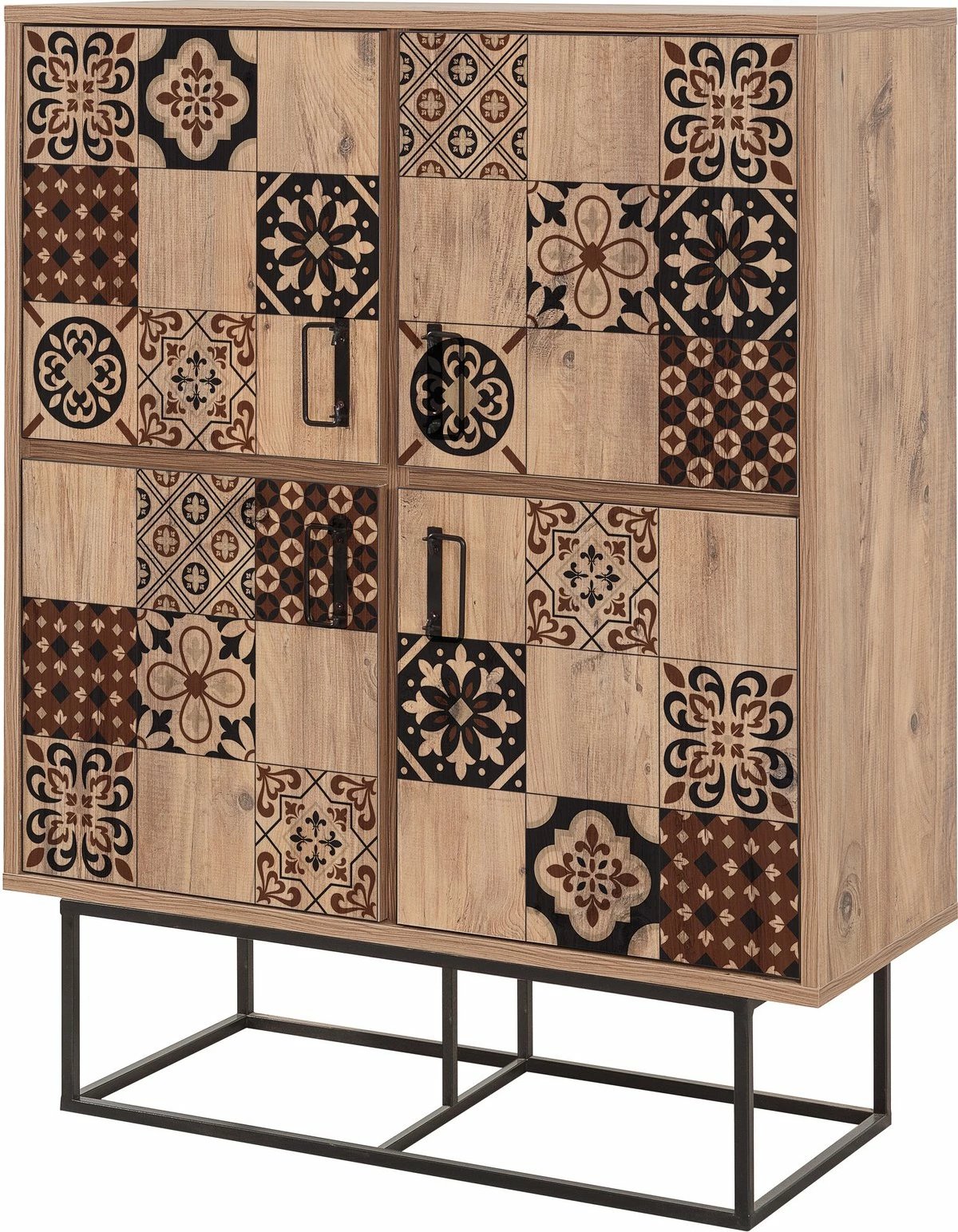 Dollap shumëpërdorimësh Quantum Solo, mozaik, ngjyrë Atlantic Pine, e zezë, kafe