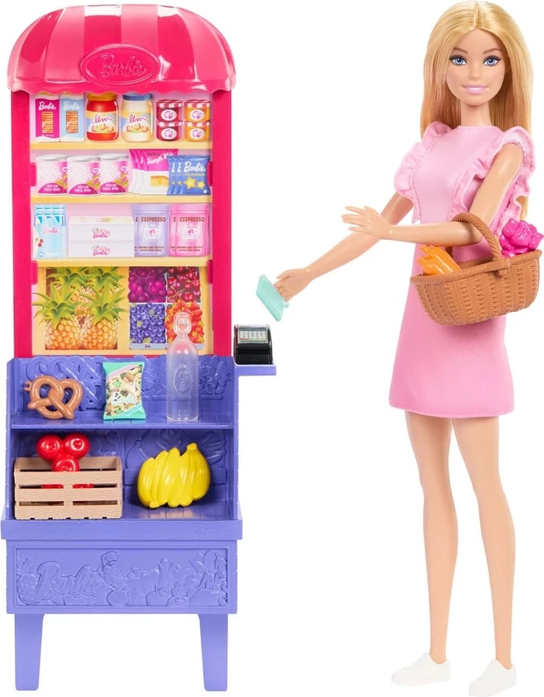 Kukull Barbie MATTEL 560481, set me aksesorë, shumëngjyrëshe