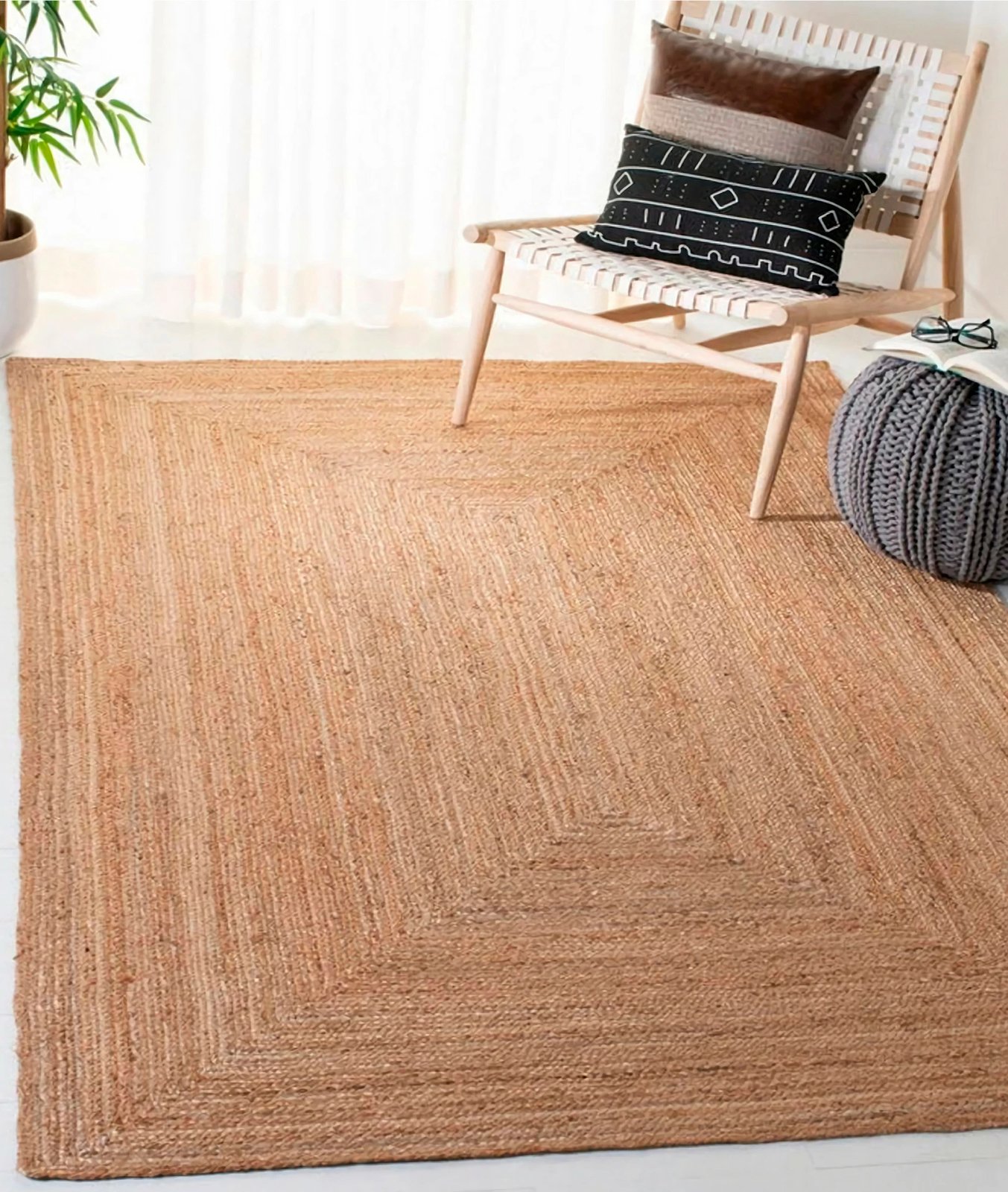 Qilim jute, natyral, 90x150cm, Conceptum Hypnose, 00010A