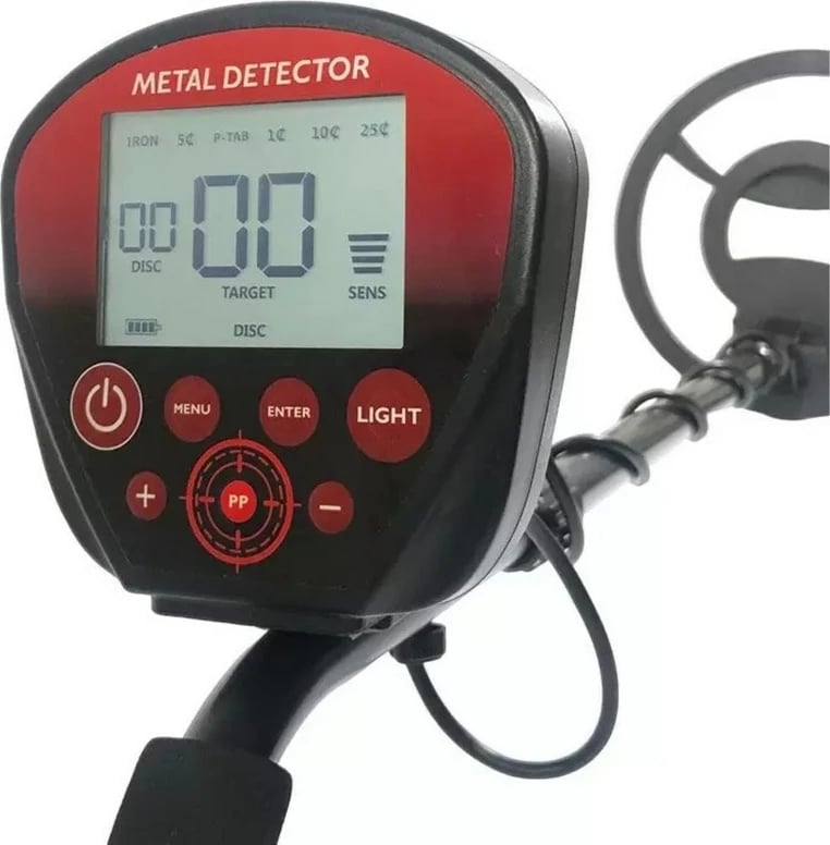 Detektor metalesh PowerNeed MD25, LCD, i zi