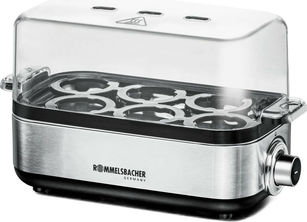Zierues vezësh Rommelsbacher ER 600, 6 vezë, inox, 400 W