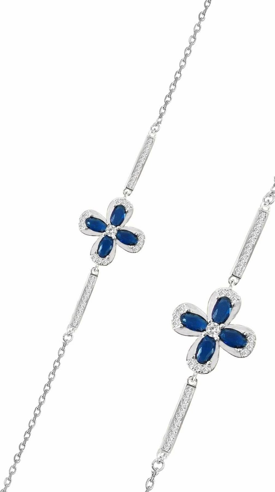 Byzylyk argjendi Jumeon, ngjyrë blu e errët, SGTL12642