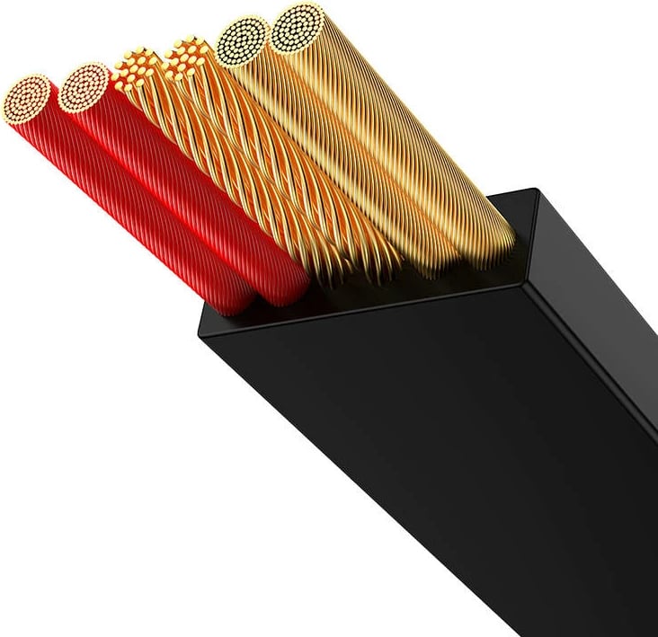 Kabllo 3-në-1 Baseus Bright Mirror 3, USB-C/Lightning/Micro USB, 1.1m, 66W, e zezë