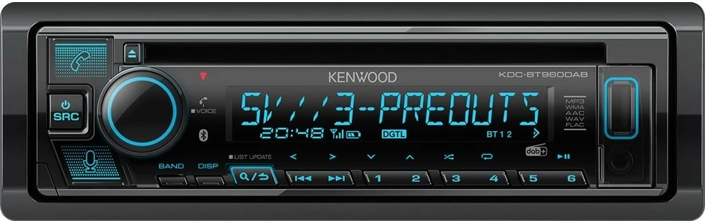 Kasetofon makine Kenwood KDC-BT960DAB, Bluetooth, DAB+, CD, i zi