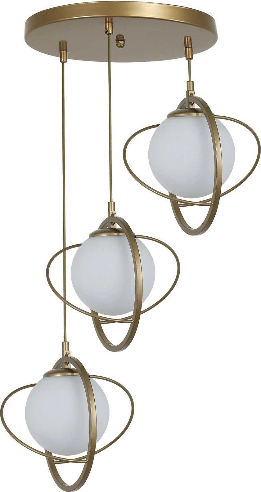 Llambë tavani Opviq, 8772-3, metal, ngjyrë antike dhe e bardhë