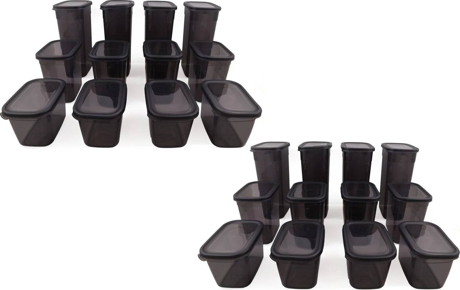 Set kuti për organizim (24 copë), Hermia Concept, BNMPOLYAR24-13232, ngjyrë antracit