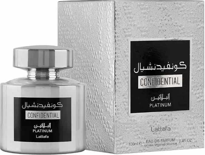 Eau de Parfum unisex Lattafa Confidential Platinum 100ml