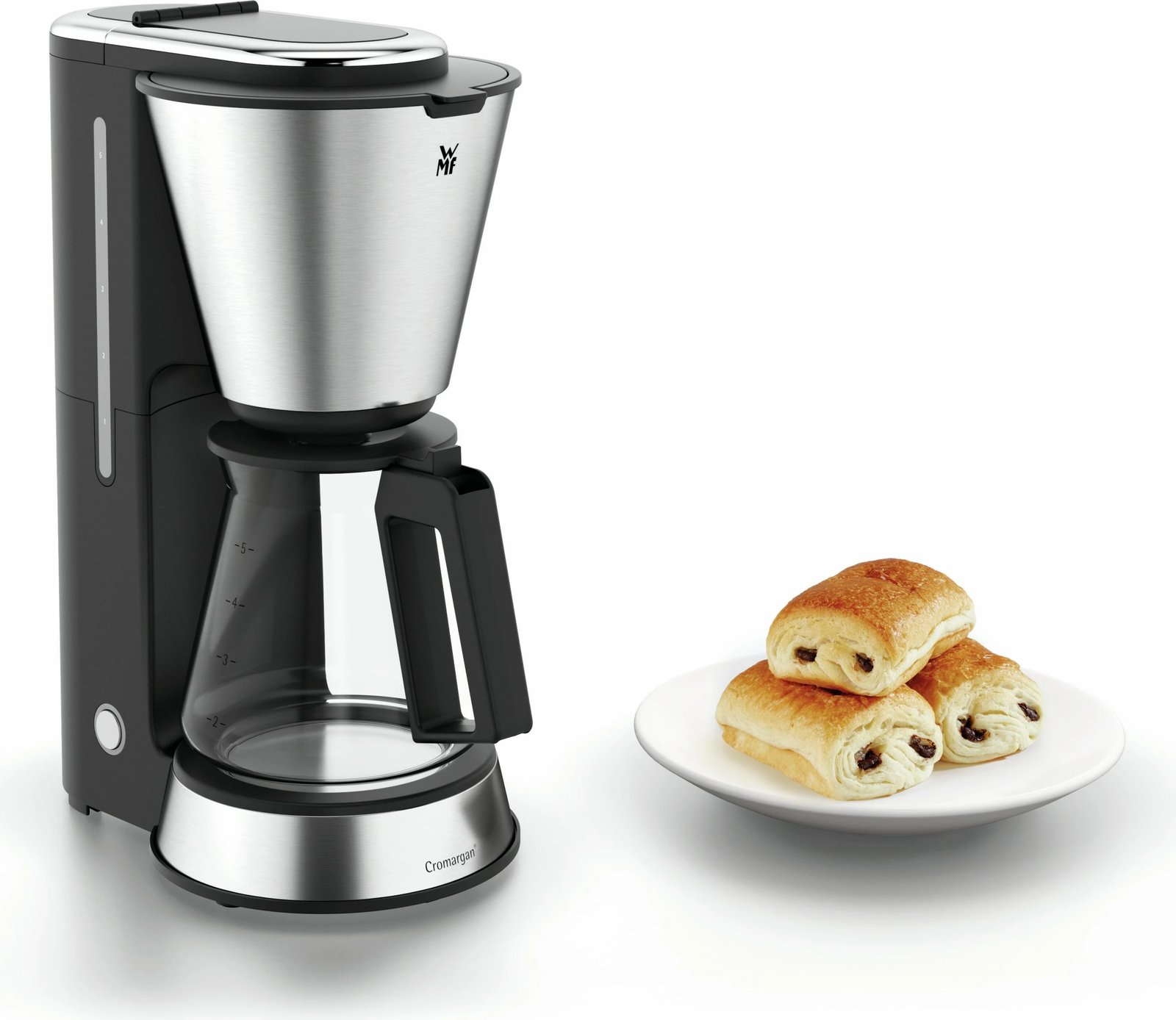 Makine kafeje WMF KÜCHENminis Aroma, 0.625L, xham, inoks Makine kafeje WMF KÜCHENminis Aroma, 0.625L, xham, inoks