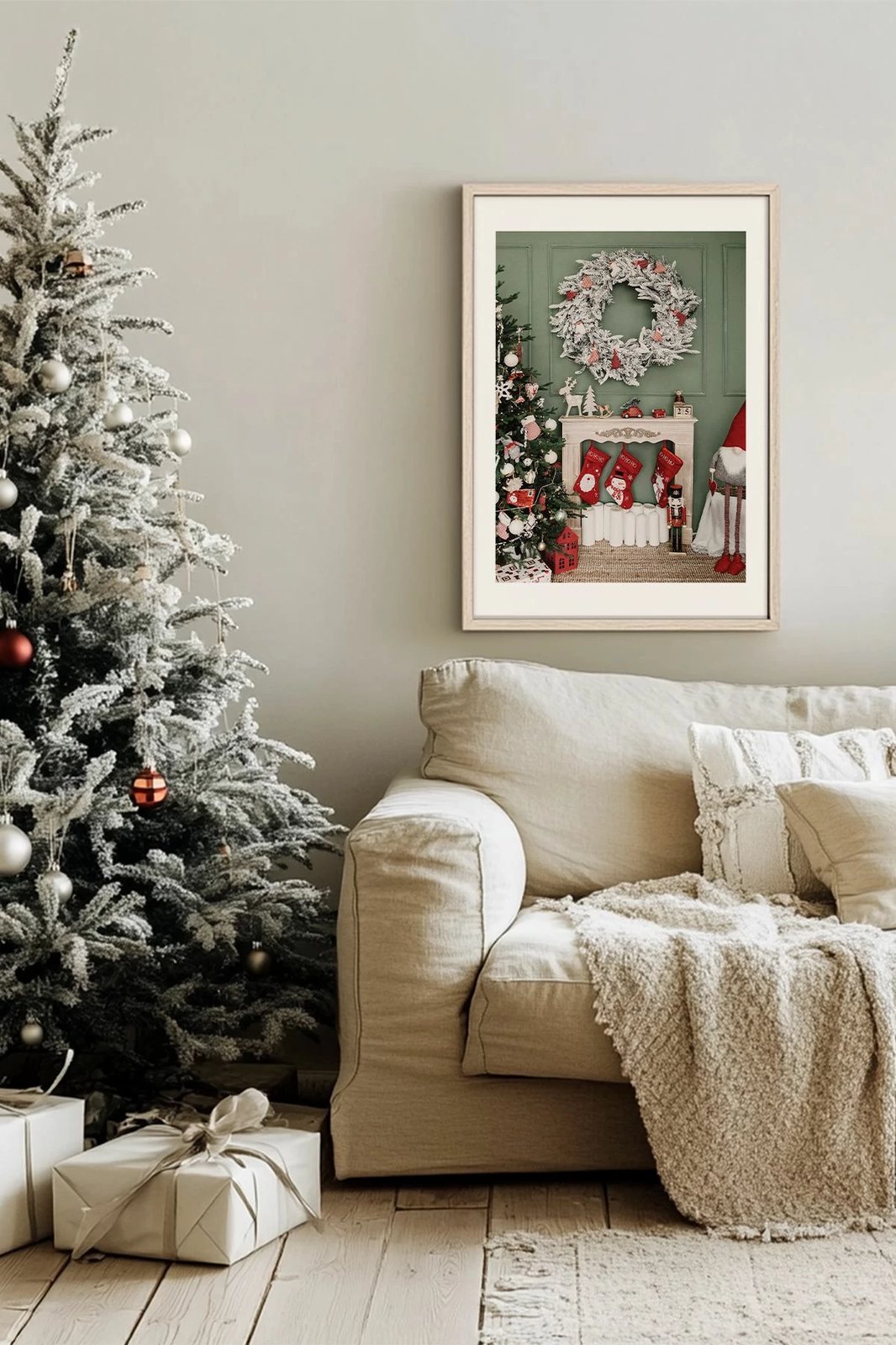 Pikturë dekorative me kornizë, shumëngjyrëshe, Wallity, Nwyearsngmdl52